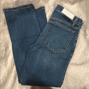 Re/Done Blue Straight-Leg Jeans Timeless Style